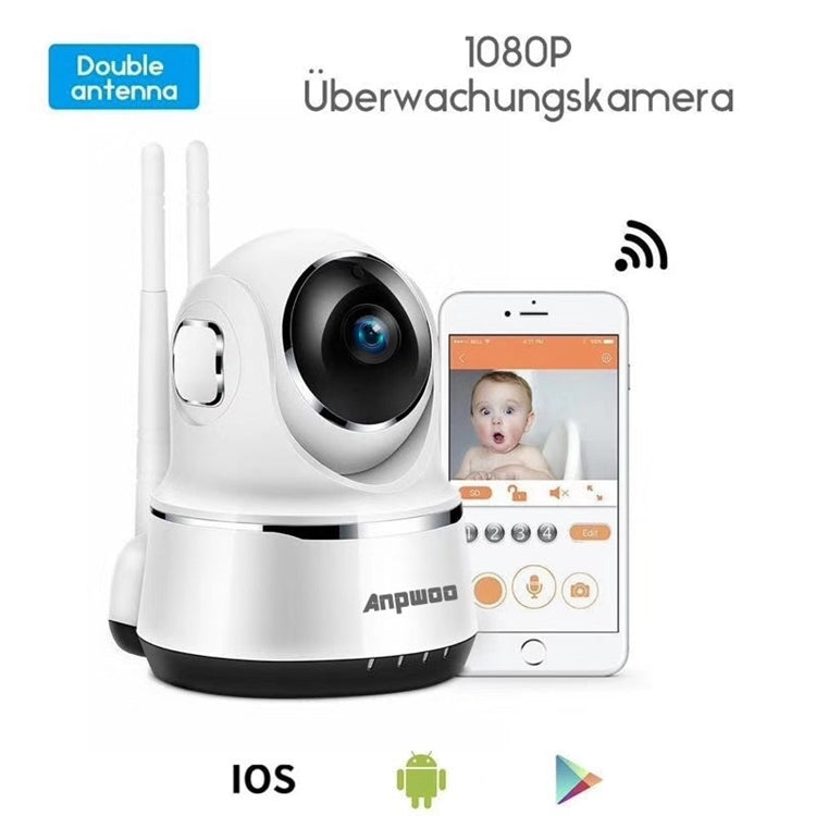 Anpwoo Guardian 2.0MP 1080P 1/3 inch CMOS HD WiFi IP Camera, Support Motion Detection / Night Vision, Guardian White Anpwoo Guardian 2.0MP 1080P 1/3 inch CMOS HD WiFi IP Camera, Support Motion Detection / Night Vision, Guardian White